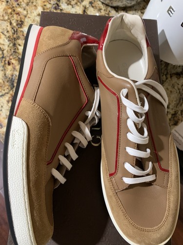 【関税&送料込】Gucci Cappuccino Fabric And Suede Sneakers $_12.JPG?set_id=880000500F