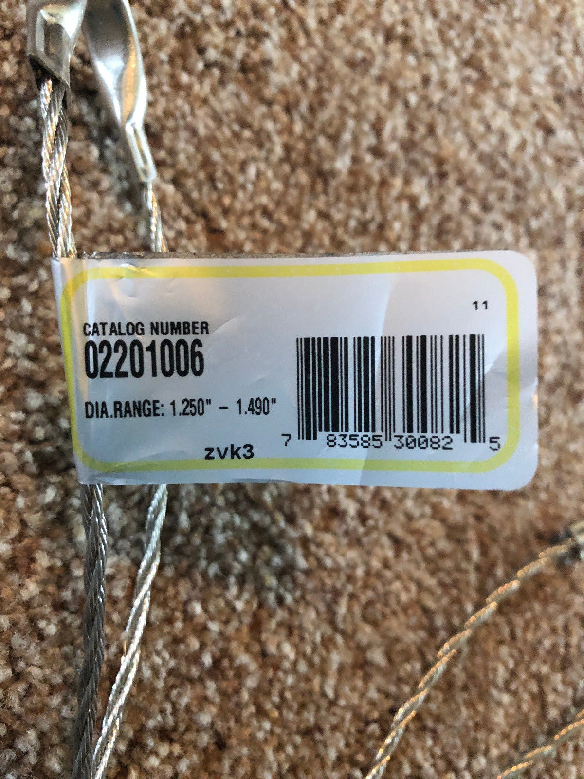 Hubbell Kellems 02201006 Double Eye Cable Grip,  Diameter range 1.250