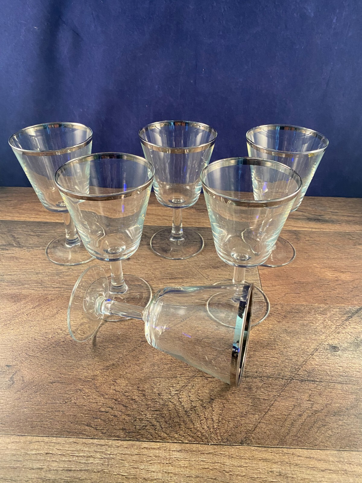 (6) Cristal D'Arques Durand PARISIENNE Water Goblet Crystal Stemware