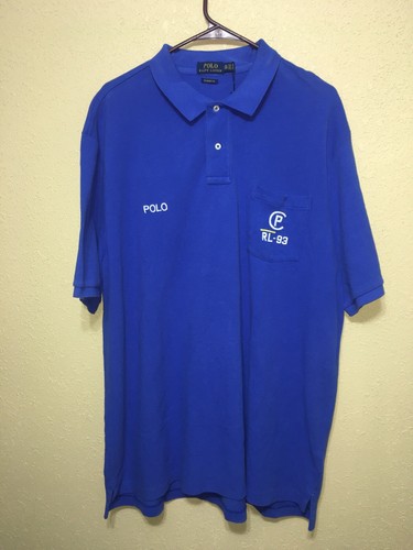 Polo Ralph Lauren RL - 93 Single Pocket Polo Shirt Blue