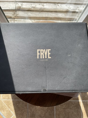 Pre-owned Frye Womens Molly Button Tall Black Smooth Vintage Leather Boot 9.5m Brand
