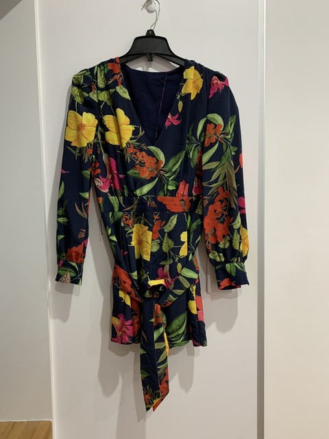 sheike floral playsuit