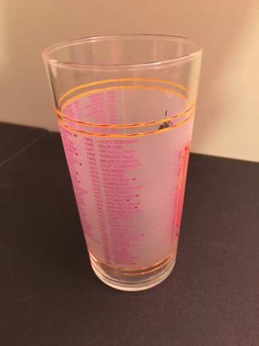 1998 Kentucky KY Derby Mint Julep Glass Churchill Downs.