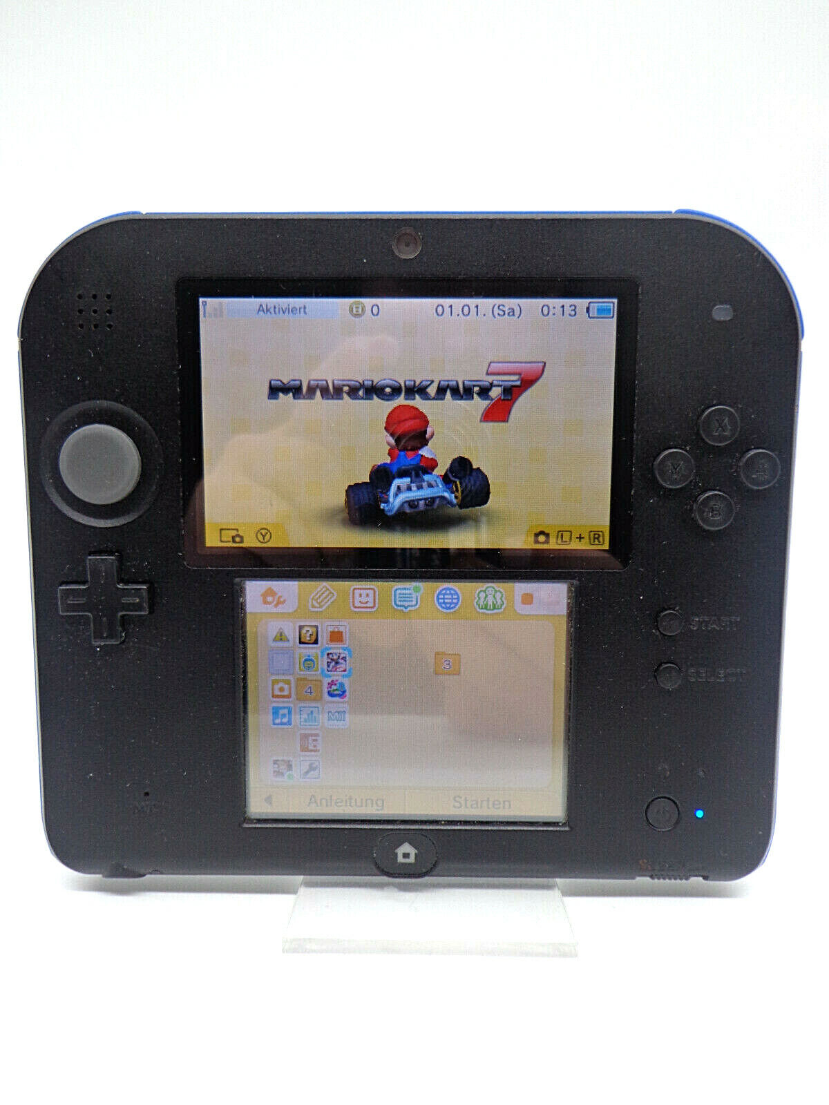 Nintendo 2ds - Console incl. Mario Kart 7 (blue / black)(PAL Nintendo 2ds - Console incl. Mario Kart 7 (blue / black)(PAL