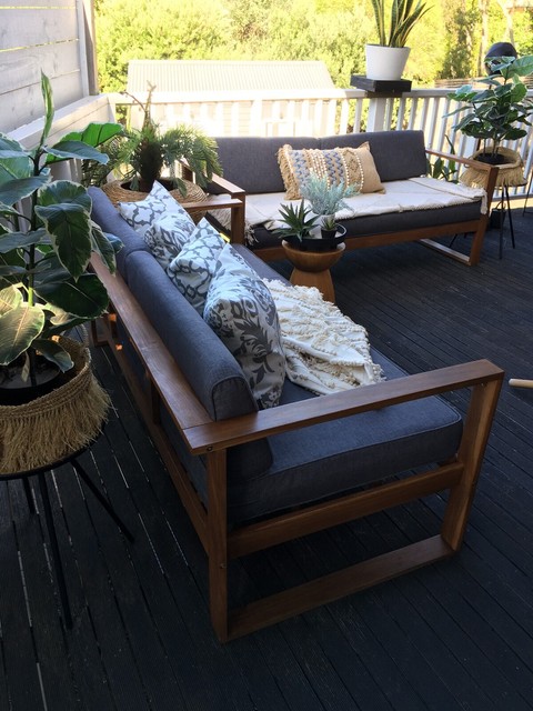 Outdoor timber mimosa daybeds x 2 | Lounging & Relaxing ...