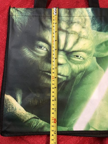 Star War Yoda Trick Treat Halloween Candy Bag Reusable Grocery Shopping Eco Tote