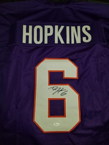 Deandre Hopkins Autographed Clemson Football Jersey JSA