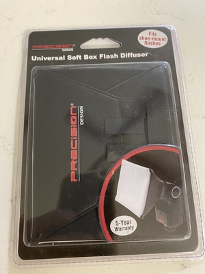 Precision Design Universal Soft Box Flash Diffuser  Fits Shoe-Mount Flashes
