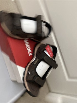 Paredes 45 Men s 12 Brown Leather Hiking Sandal Shoe Heel Strap Spain TALLA