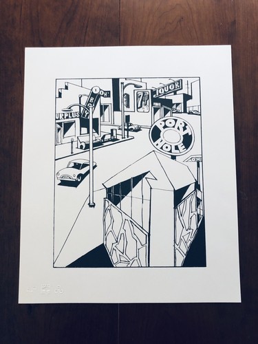 版画 FACE  Too much pain Silkscreen Print FACE Too much pain Silkscreen Print