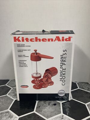 Kitchen Aid 16 Disc Designs Cookie Press