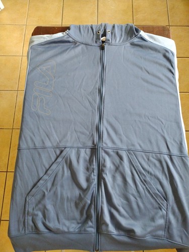 FILA 2 Piece blue Track Sweat Suit 4XLT Full Zip Jacket hoodie Pants