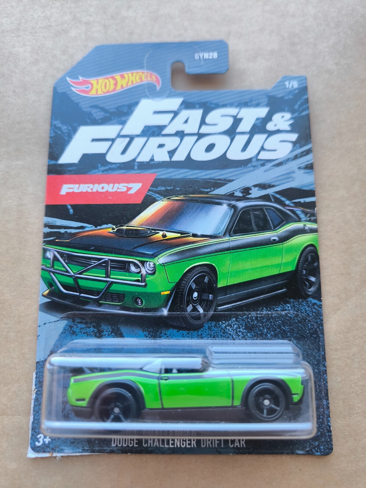 Hot Wheels HW FAST AND FURIOUS DODGE CHALLENGER DRIFT CAR GREEN