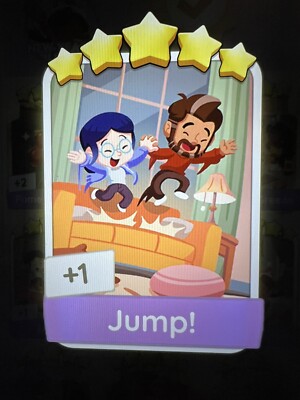 *Jump!* 5 Star Mogo Monopoly Prestige Sticker USA FAST