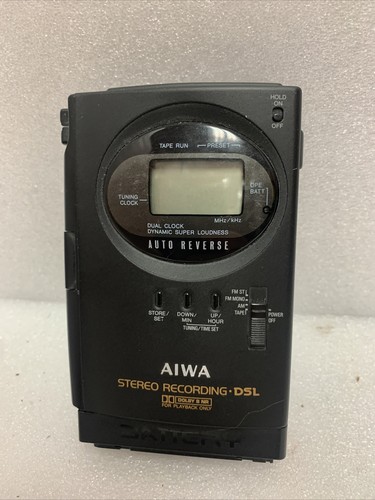 ネ*－様 AIWA DSL ワイヤレス & SONY 録音ウォークマン カセット SONY - カセットウォークマン AIWA PS002 「整備済み、￼完動超