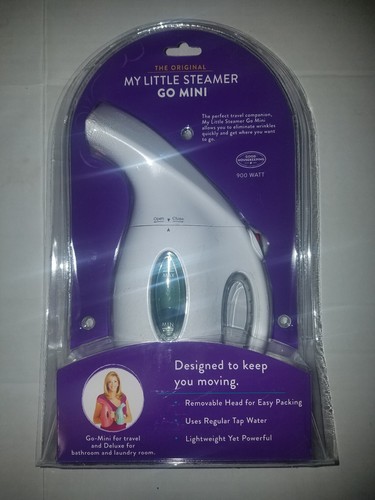 900 Watt Handheld Steamers My Little Go Mini By Joy Mangano, White, New