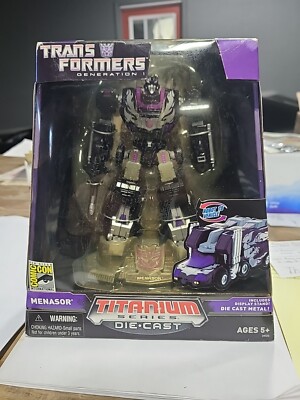 Transformers Generation 1 MENASOR [Titanium Series Die Cast] [New, Never Opened]