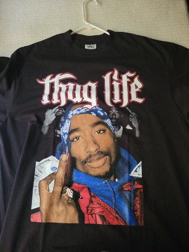 【一部予約販売中】 2Pac T-shirt SHAKUR TUPAC Paisley Streetwear Urban Lowrider トップス