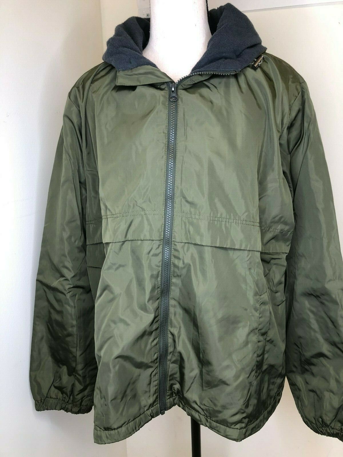 ilovesia Women's Zippered Jacket Green Size 14