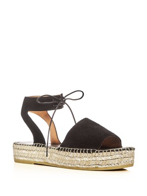 

ANDRE ASSOUS Женские черные комфортные туфли-эспадрильи Sabina с круглым носком на платформе, Черный, SABINA-AA