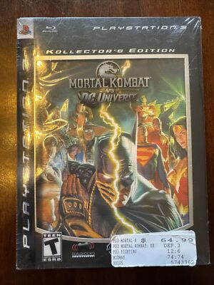 Mortal Kombat Vs. DC Universe Kollector s Edition Sony PlayStation 3 PS3 CIB