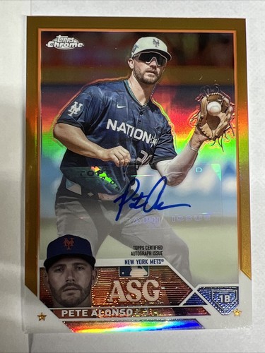 【直書きAUTO】Aritz Elustondo TOPPS CHROME 2023 Topps Chrome Update Pete Alonzo Auto 6/50 New York Mets