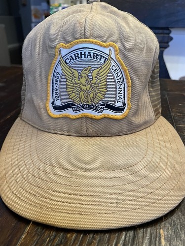 Carhartt Vintage Centennial Patch SnapBack Hat Cap USA 1989