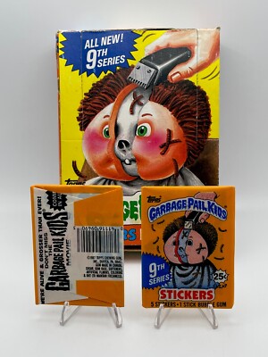 1987 Topps Garbage Pail Kids Series 9  One Factory Sealed Wax Pack - Canada