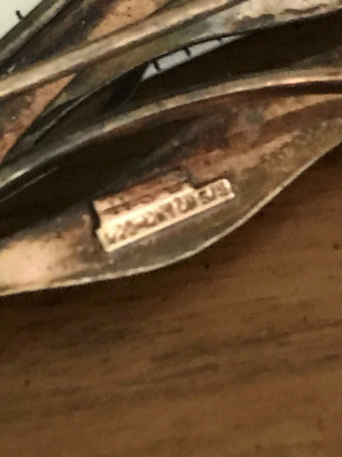 Vintage Sterling Silver Floral Pin