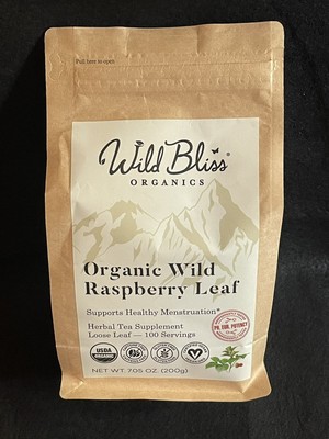 Organic Wild Raspberry Leaf   Wellness Tea   Loose Leaf - by Wild Bliss Organics