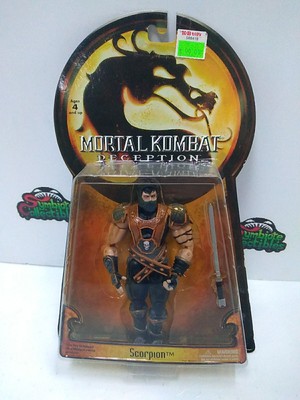 2005 JAZWARES MORTAL KOMBAT DECEPTION SCORPION FIGURE NEW 