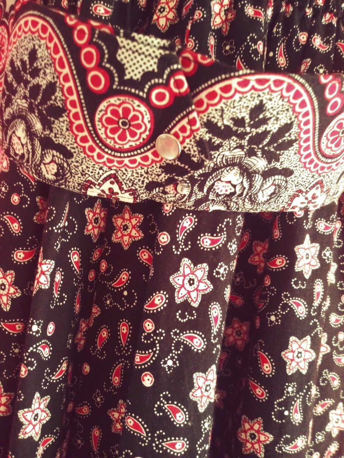 CIRCLE T Floral Ruffle Western Square Line DANCE DRESS sz 9/10 MARILYN LENOX