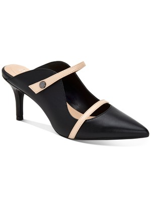 

ALFANI Женские черные изогнутые туфли-мюли Jaaii Stiletto без шнуровки на каблуке 6,5 м, Черный, 10003208400