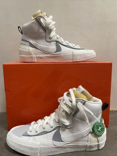 Sacai x Nike Blazer Mid White Grey Mens US Size 10 DS Sacai x Nike Blazer Mid White Grey Mens US Size 10 DS