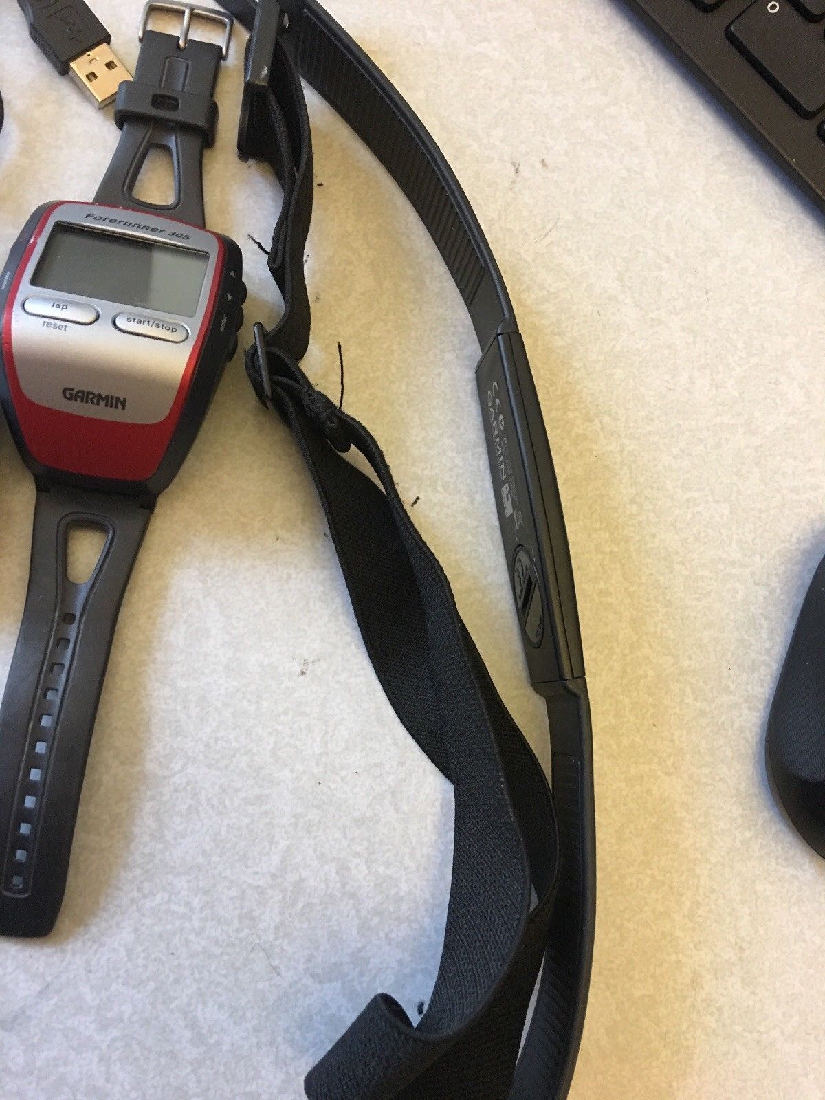 Garmin Forerunner 305 GPS Watch with Heart Rate Monitor Running Watch