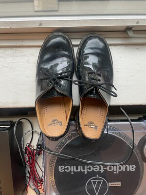 Dr. Martens 1461 Black Patent Leather Oxford Dress Shoes Women's 11 Men's 10