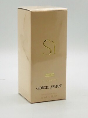 Giorgio Armani Si Intense Women Parfum Spray 1.7 oz 50 ml New In Sealed Box