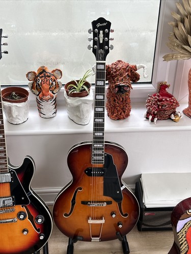 Grote Jazz Electric Guitar with Hollow Body Chrome Hardware