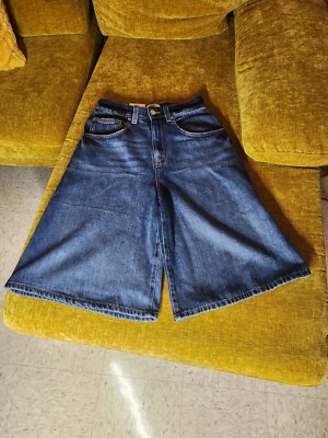  LYOCELL Womens Shorts PANTS Loose Wide Legs  Jeans Size 2 Wass$69.99now$44.95
