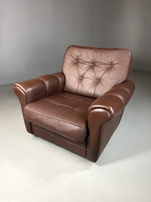 Danish 2024 leather recliner