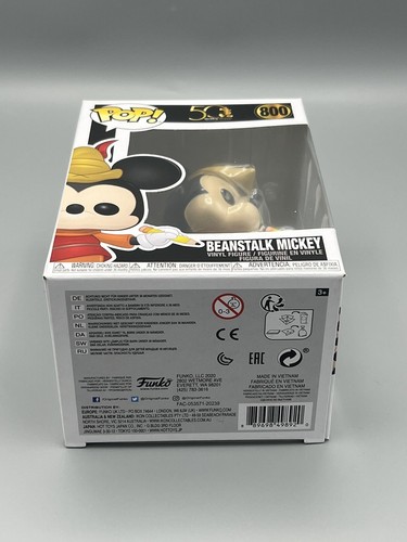 Funko Pop! Disney Archives Beanstalk Mickey Vinyl Figure #800 New In Box