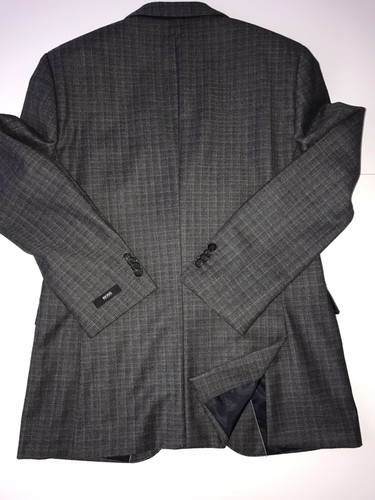 Pre-owned Hugo Boss $645 Boss  James4 Open Blue Sport Coat Jacket Size 38r Us