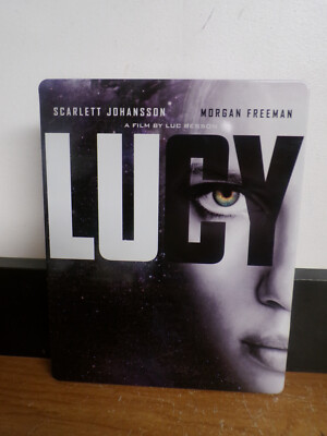 LUCY LE STEEL BOOK BLU RAY DVD SCARLETT JOHANSSON MORGAN FREEMAN