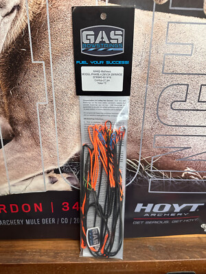 Gas PHASE 4 29 Mathews V3X 29 BowStrings String Cable Flo Orange and Black