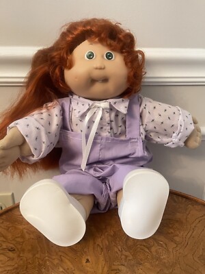 Cabbage Patch Red Corn silk Hair Green Eyes 