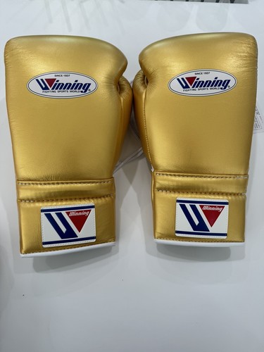 winning boxing gloves 12 oz Gold | eBay