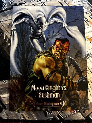 2024 Marvel Masterpieces XL Battle Spectrum Moon Knight vs Bushman BS-7