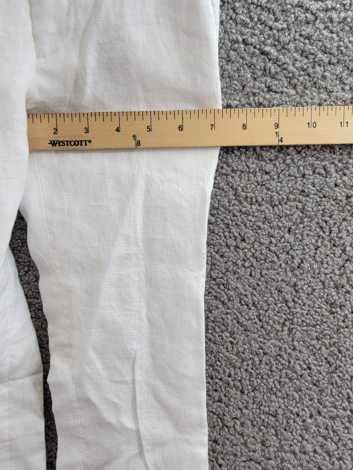 Lauren Ralph Lauren Straight Leg Linen Dress Pants Little Boys' 5/22.5'' White - Picture 6 of 17