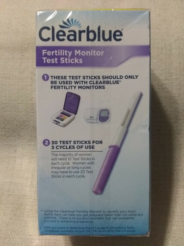 Clearblue Fertility Monitor Test Sticks, 30 Fertility Tests exp. 03/31/2019