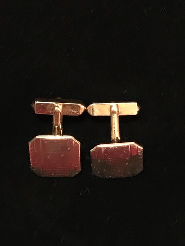 Vintage Gold Tone Swank Cuff links